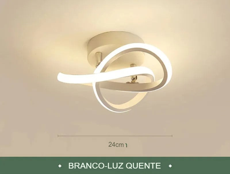 Luminária de Teto LED Modelo Minimalista